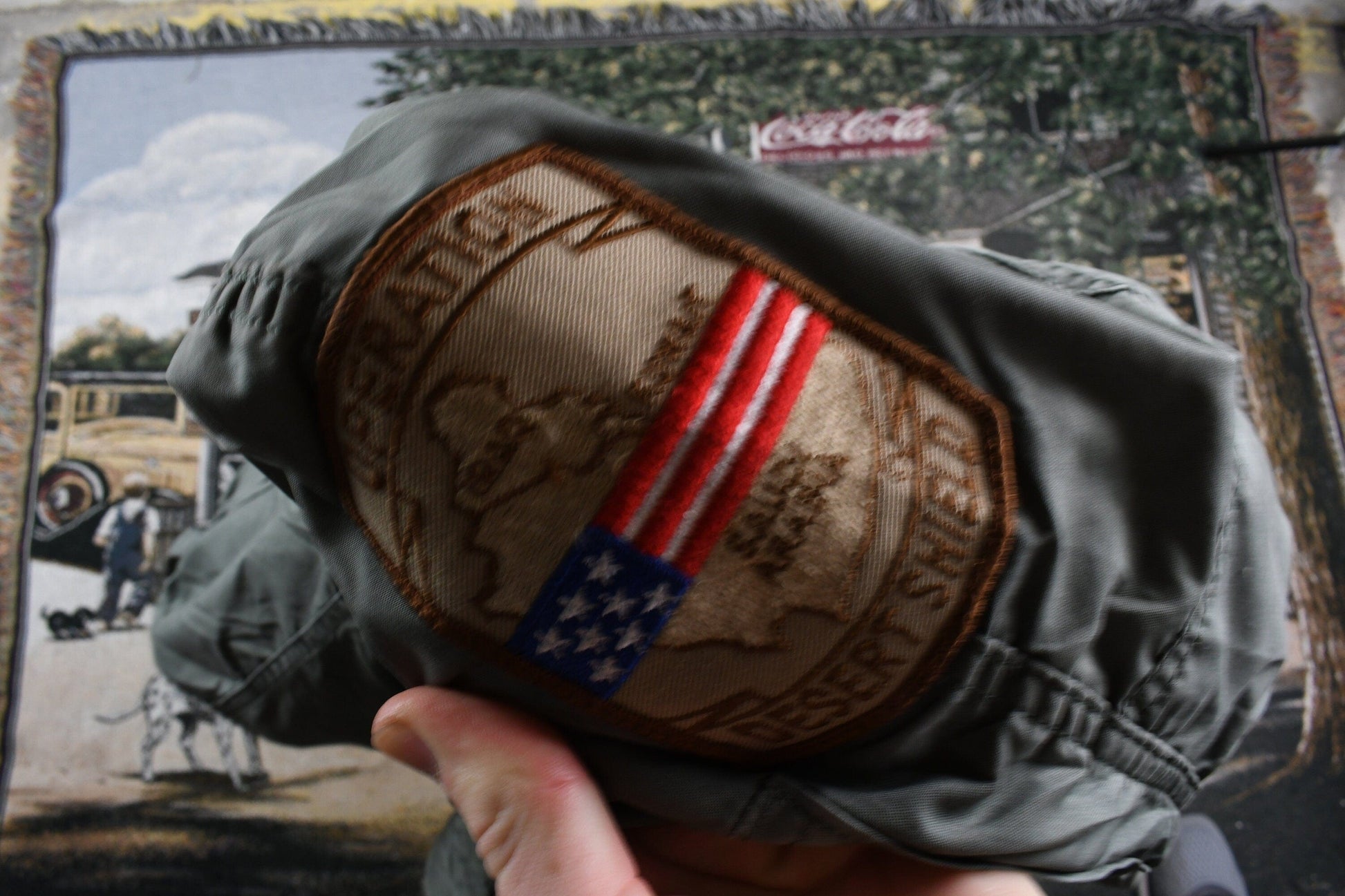 Vintage 1980s United States Army Operation Desert Shield Full Zip Parka Jacket Men's M from propervintagecanada