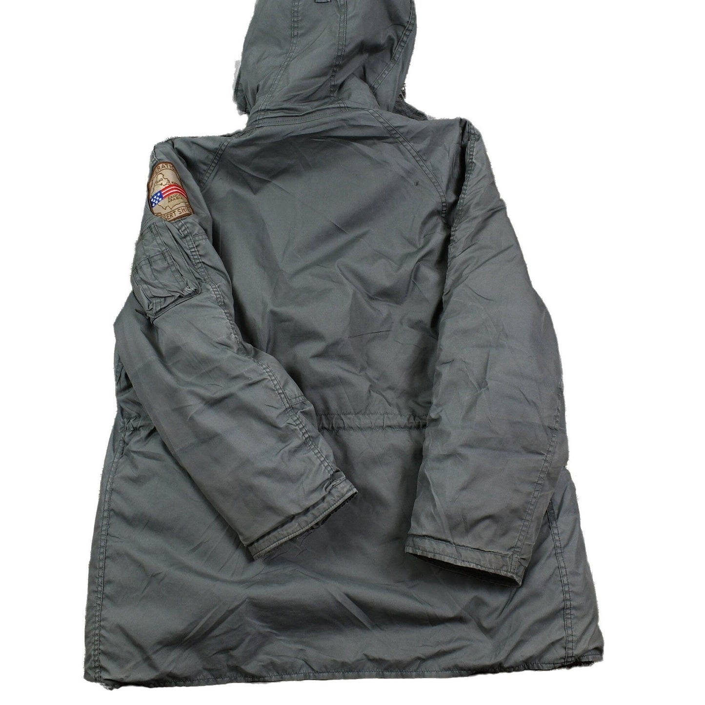 Vintage 1980s United States Army Operation Desert Shield Full Zip Parka Jacket Men's M from propervintagecanada