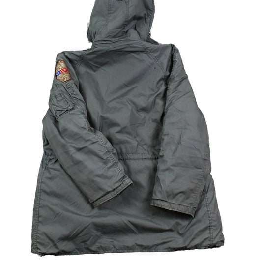 Vintage 1980s United States Army Operation Desert Shield Full Zip Parka Jacket Men's M from propervintagecanada