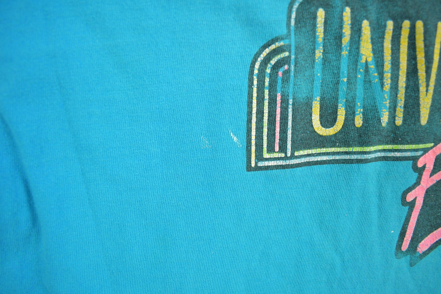 Vintage 1980s Universal Studios Florida Souvenir T Shirt Men's XL from propervintagecanada