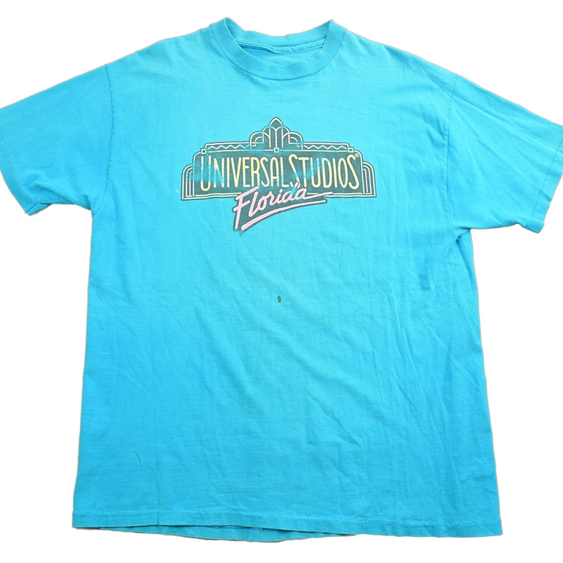 Vintage 1980s Universal Studios Florida Souvenir T Shirt Men's XL from propervintagecanada