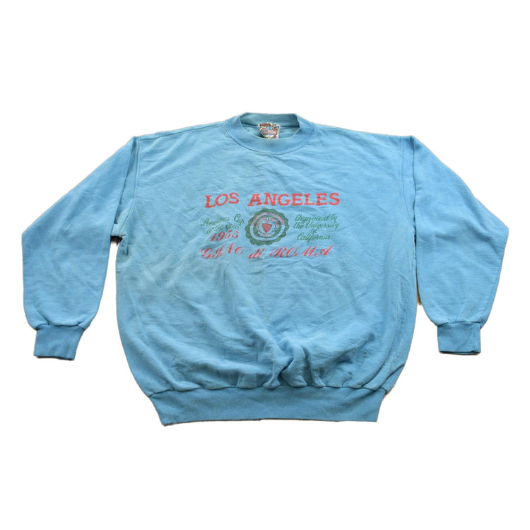Vintage 1980s University Of California Collegiate Crewneck Men's Large from propervintagecanada
