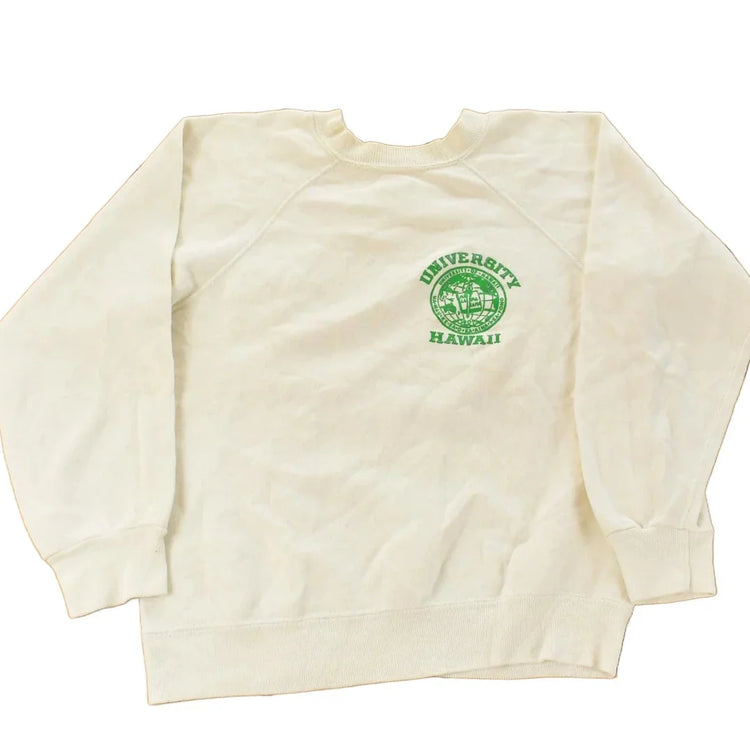 Vintage 1980s University of Hawaii Collegiate Crewneck Men's XS from propervintagecanada