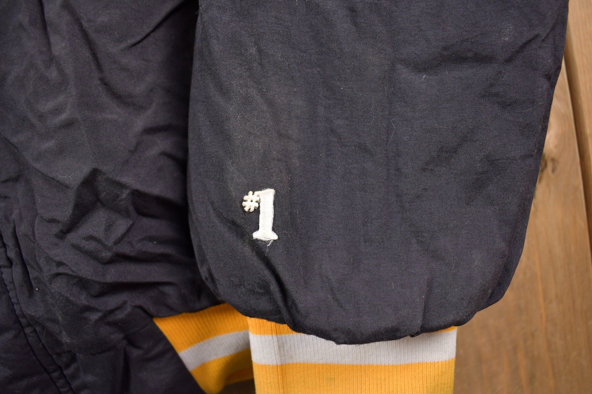 Vintage 1980s University of Iowa Hawkeyes #1 Apparel Collegiate Jacket Men's Medium from propervintagecanada