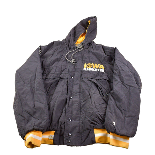 Vintage 1980s University of Iowa Hawkeyes #1 Apparel Collegiate Jacket Men's Medium from propervintagecanada