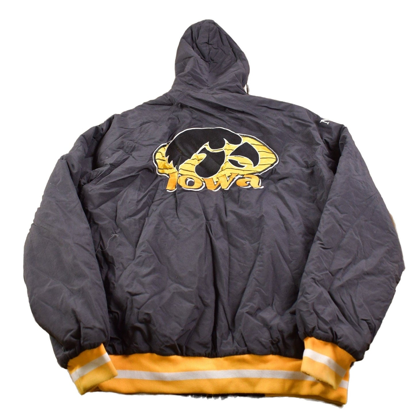 Vintage 1980s University of Iowa Hawkeyes #1 Apparel Collegiate Jacket Men's Medium from propervintagecanada