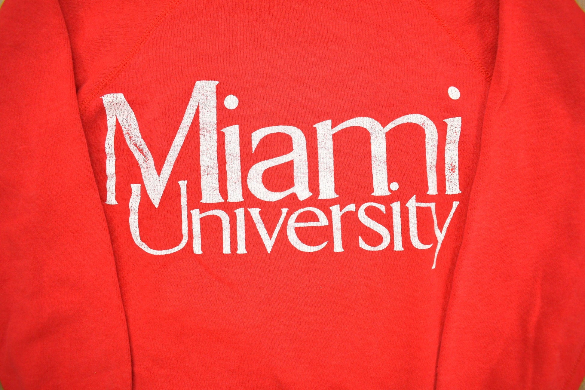 Vintage 1980s University Of Miami Collegiate Crewneck Men's XS from propervintagecanada