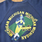 Vintage 1980s University Of Michigan Collegiate Football Crewneck Youth Large from propervintagecanada