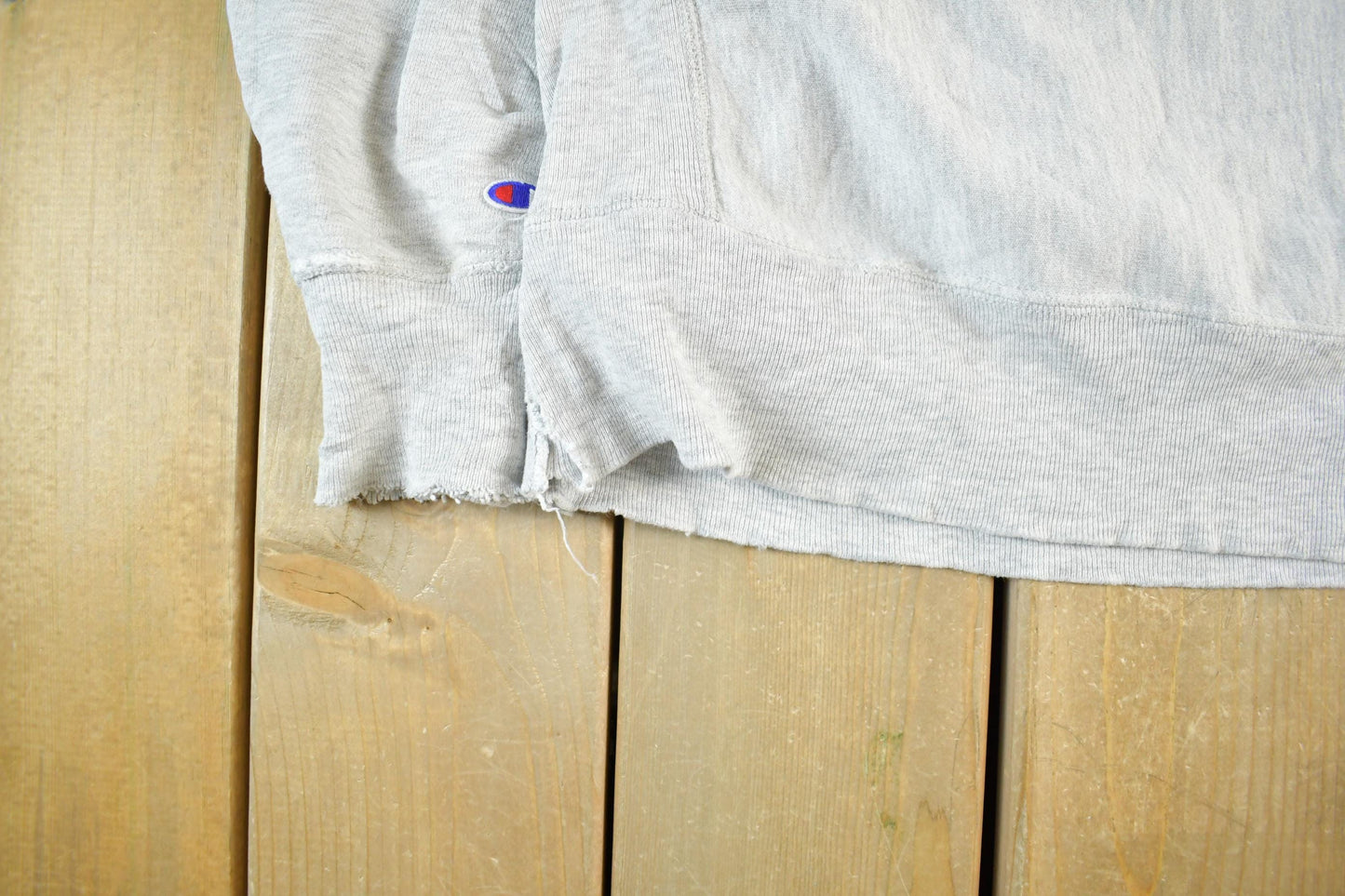 Vintage 1980s University Of Michigan Distressed Champion Reverse Weave Warmup Crewneck Men's XL from propervintagecanada
