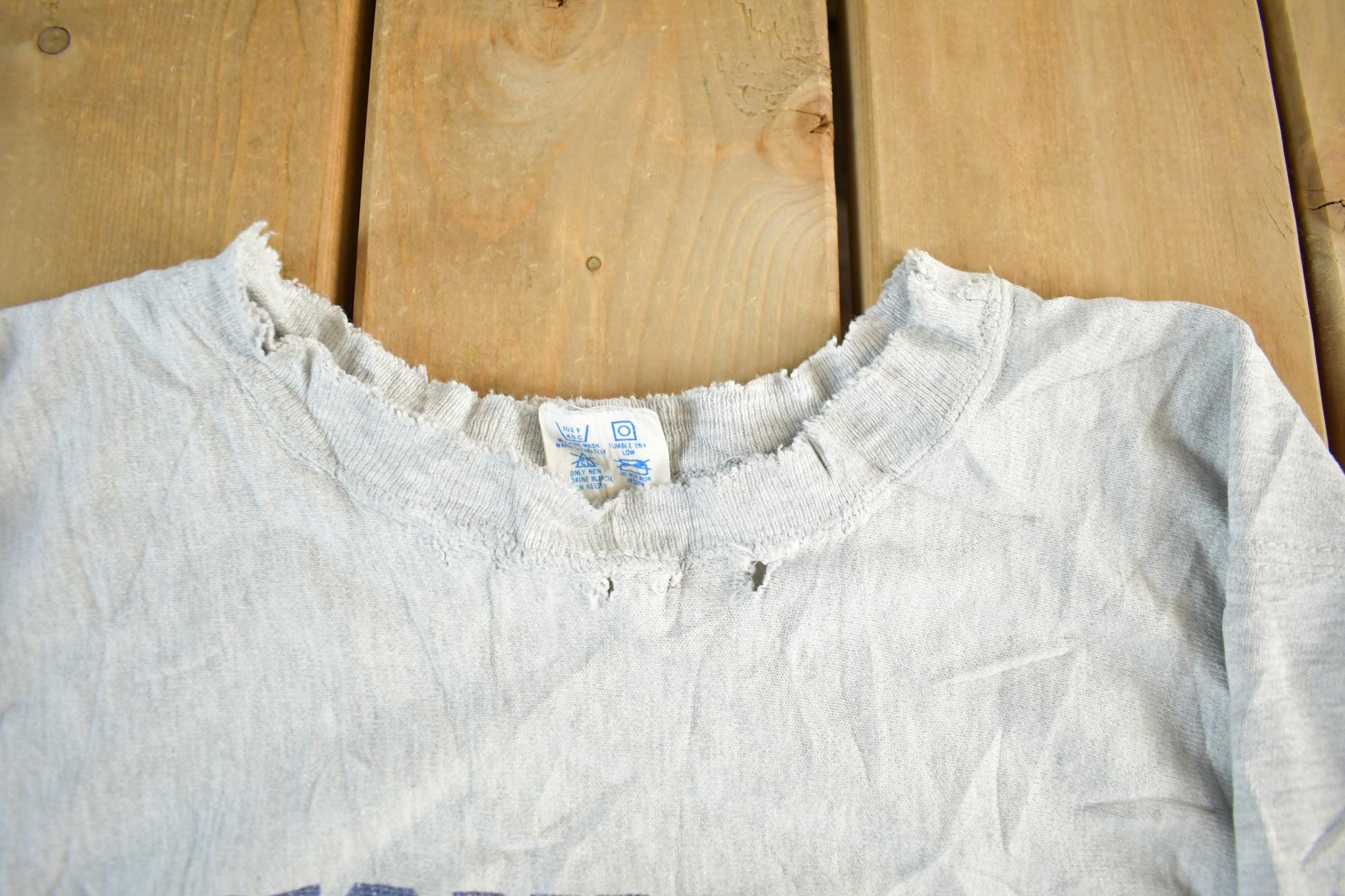 Vintage 1980s University Of Michigan Distressed Champion Reverse Weave Warmup Crewneck Men's XL from propervintagecanada