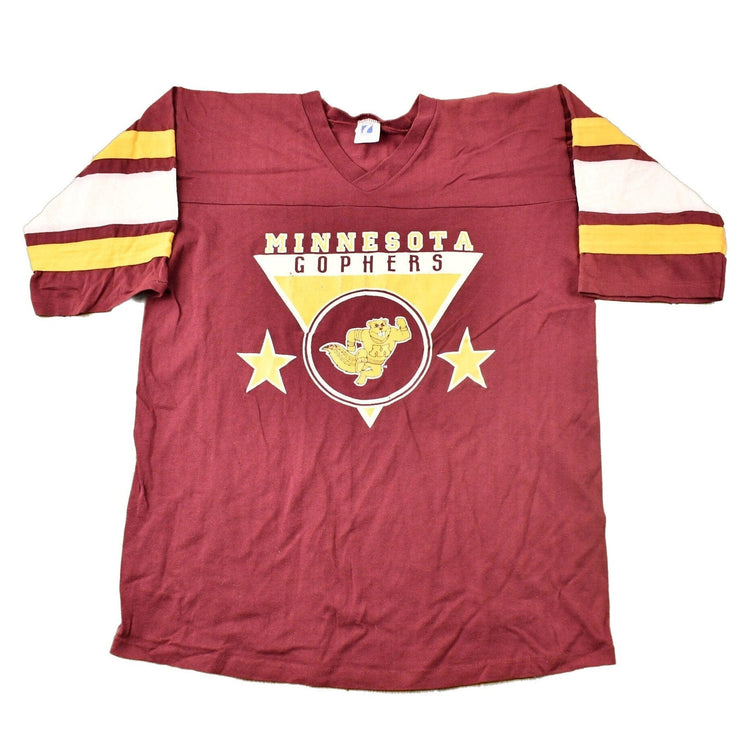 Vintage 1980s University of Minnesota Golden Gophers Collegiate T-Shirt Men's Large from propervintagecanada