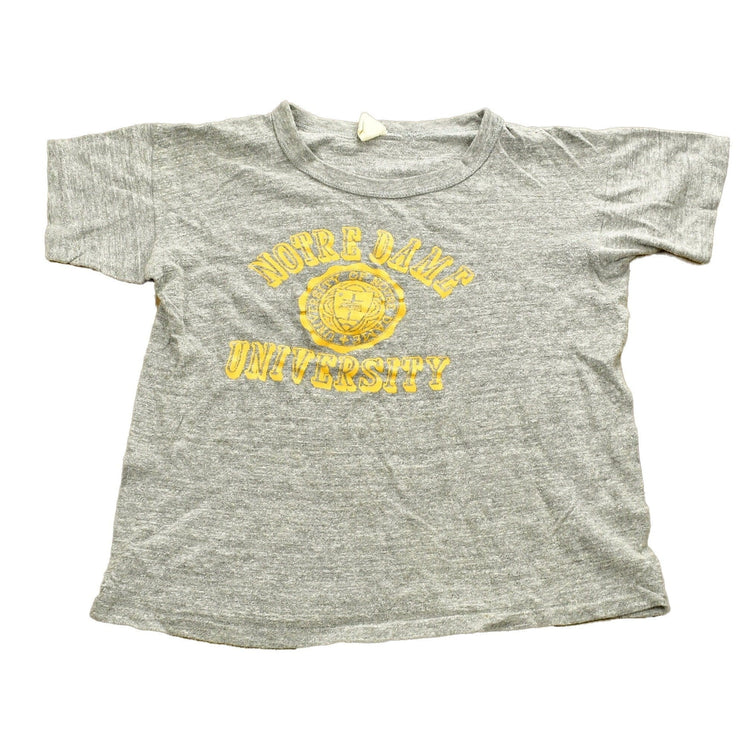 Vintage 1980s University of Notre Dame Collegiate T-Shirt Men's Medium from propervintagecanada