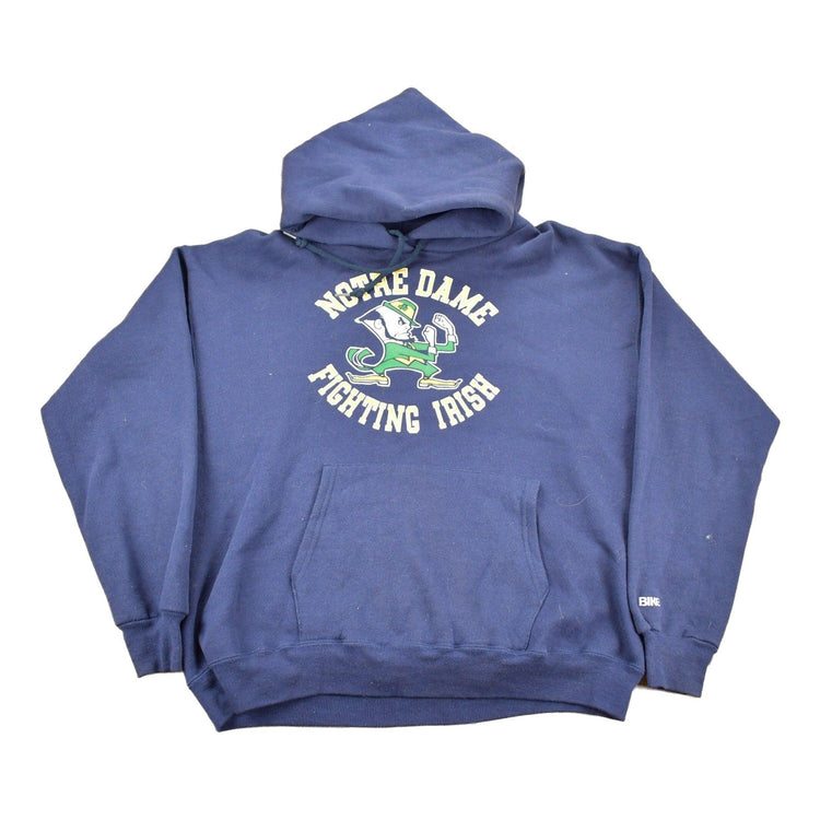 Vintage 1980s University Of Notre Dame Fighting Irish Collegiate Hoodie Men's Medium from propervintagecanada
