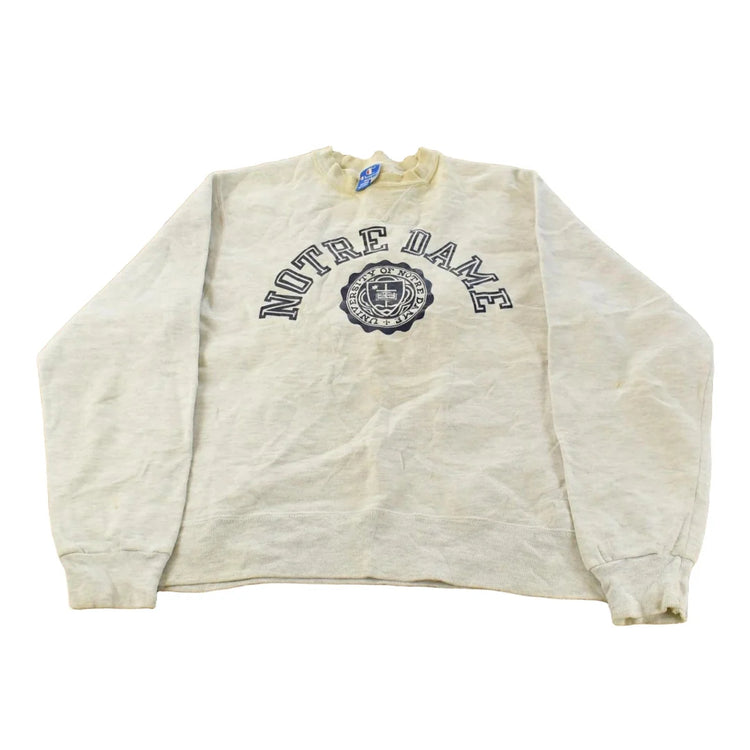 Vintage 1980s University Of Notre Dame Fighting Irish Crewneck Sweatshirt Men's S from propervintagecanada