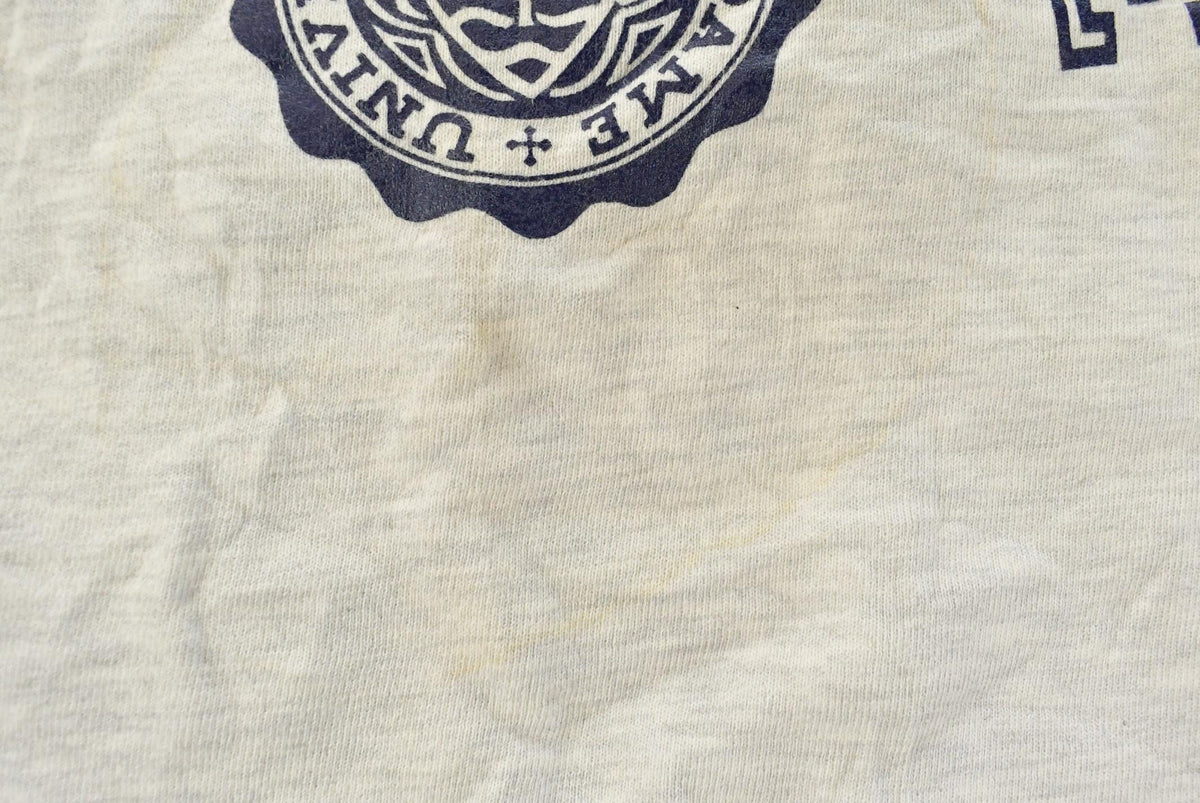 Vintage 1980s University Of Notre Dame Fighting Irish Crewneck Sweatshirt Men's S from propervintagecanada