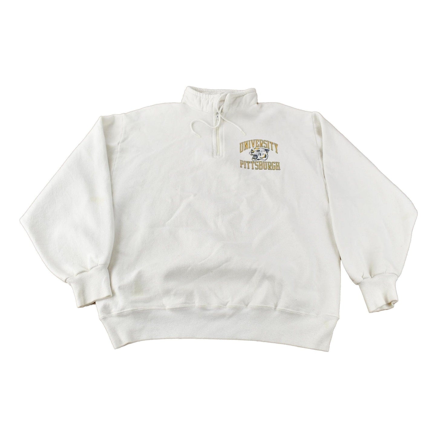 Vintage 1980s University Of Pittsburgh Collegiate Sweater Men's S from propervintagecanada