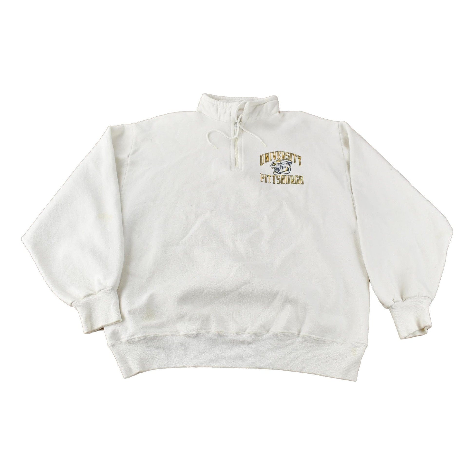 Vintage 1980s University Of Pittsburgh Collegiate Sweater Men's S from propervintagecanada