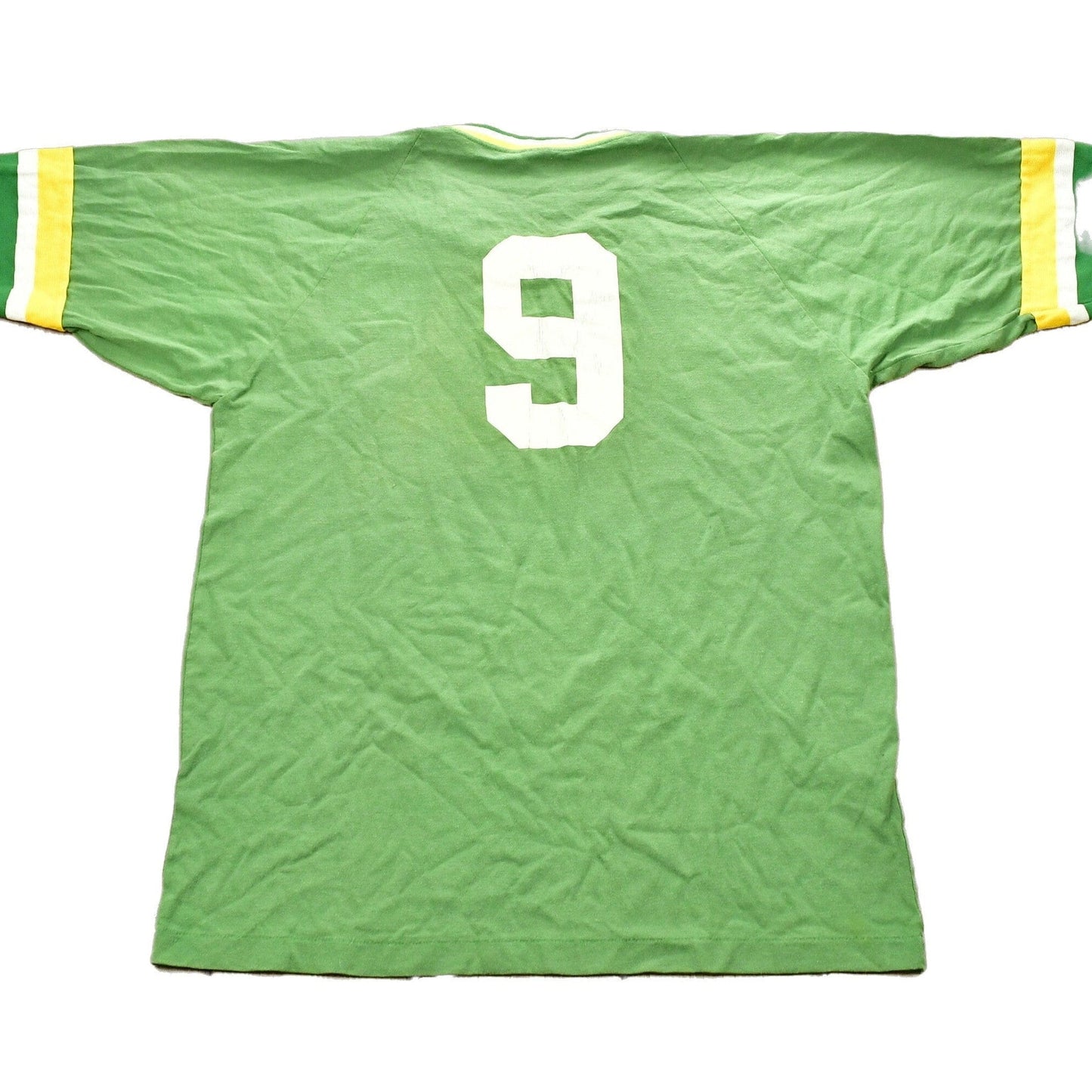 Vintage 1980s University of Quaker State Collegiate Ringer T-Shirt Men's Medium from propervintagecanada