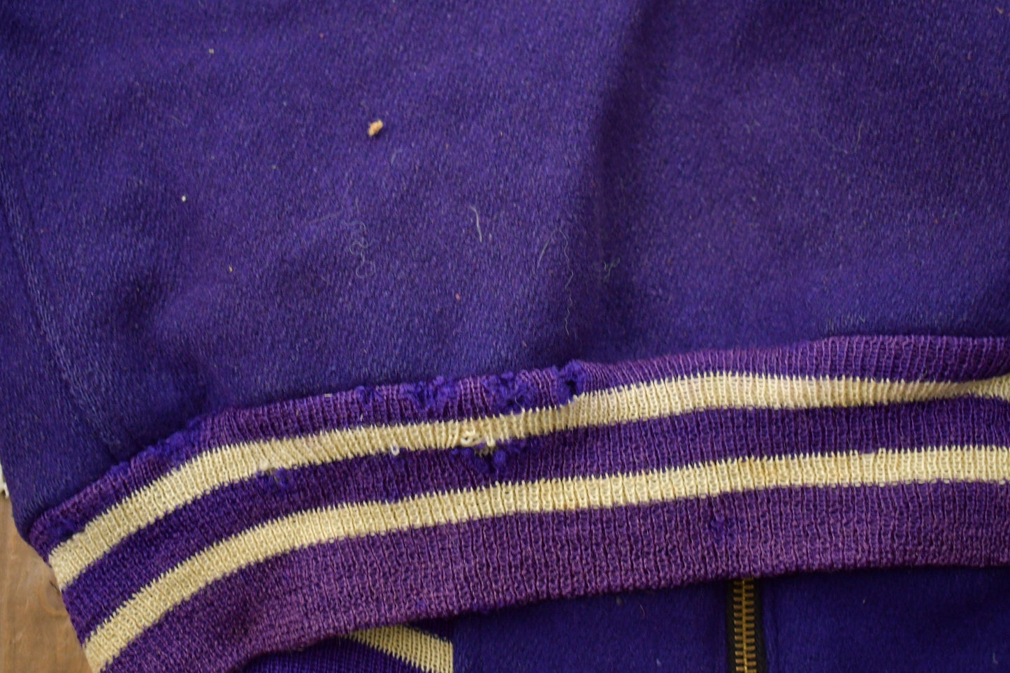 Vintage 1980s University of Western Mustangs Collegiate Jacket Men's Small from propervintagecanada