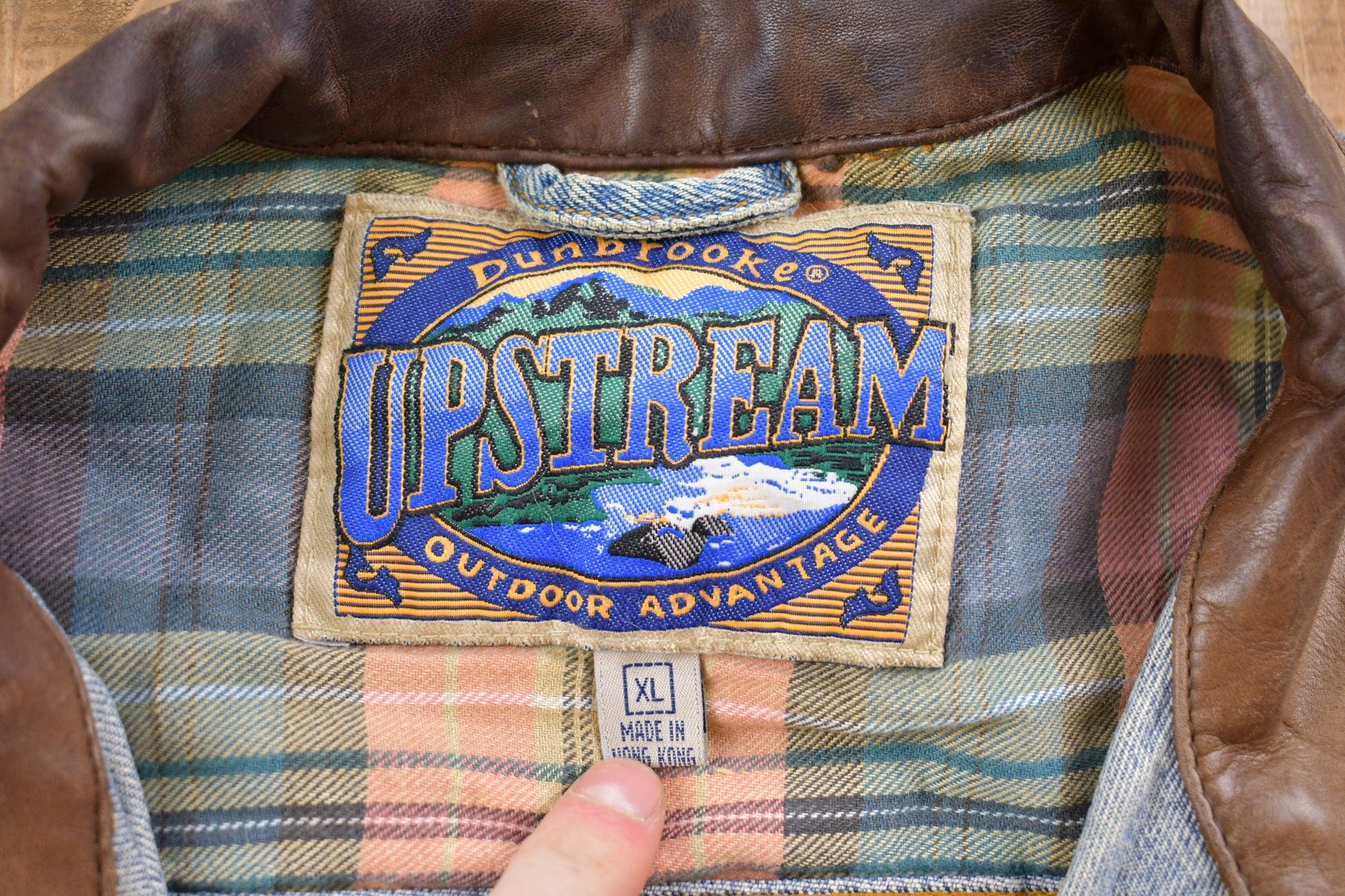 Vintage 1980s Upstream Kellogg's Denim Jean Jacket Men's XL from propervintagecanada