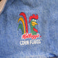 Vintage 1980s Upstream Kellogg's Denim Jean Jacket Men's XL from propervintagecanada