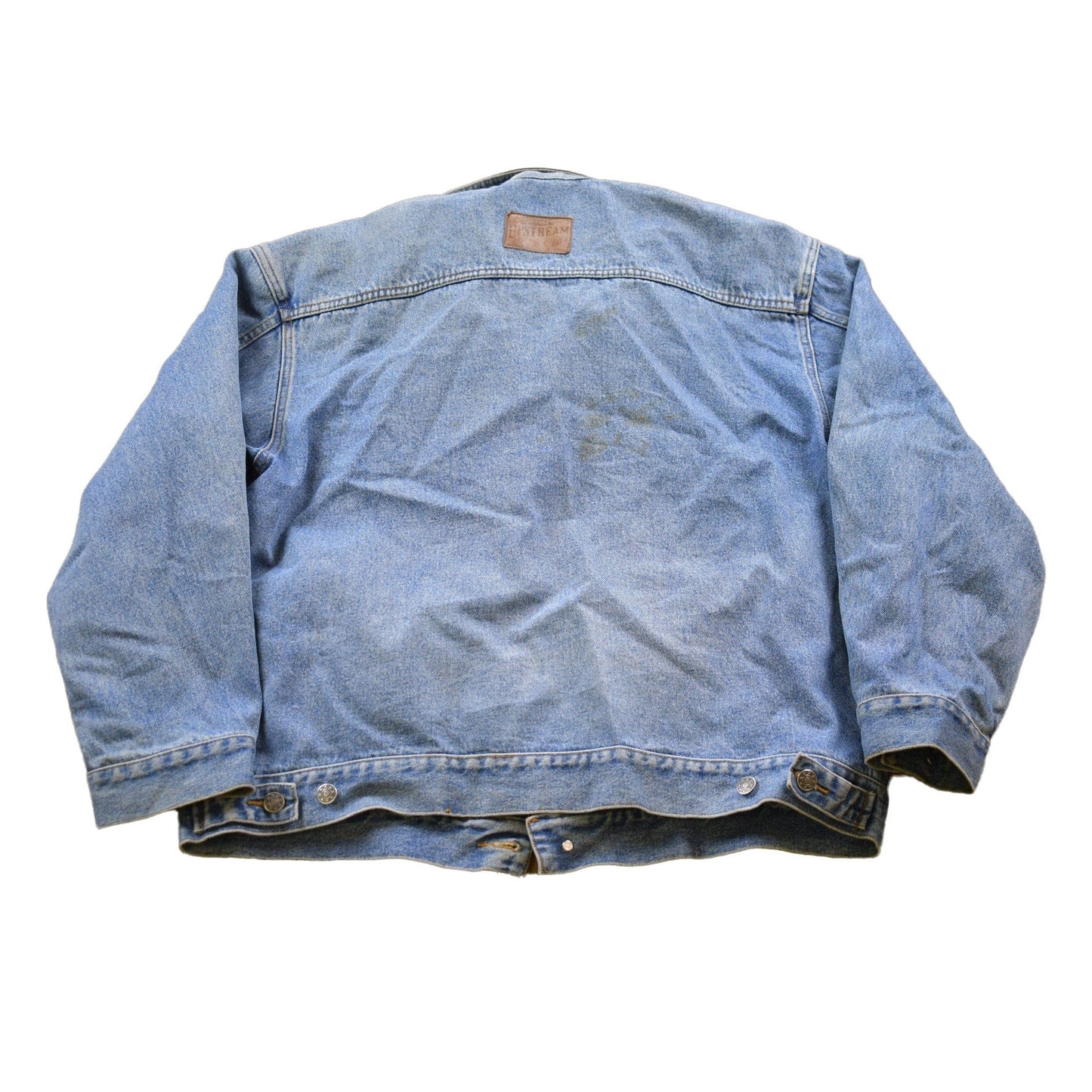 Vintage 1980s Upstream Kellogg's Denim Jean Jacket Men's XL from propervintagecanada