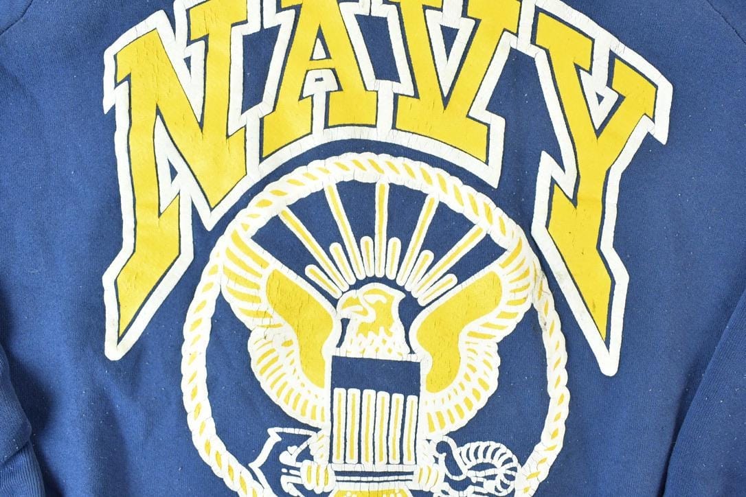 Vintage 1980s US Navy University Crewneck Men's XL from propervintagecanada