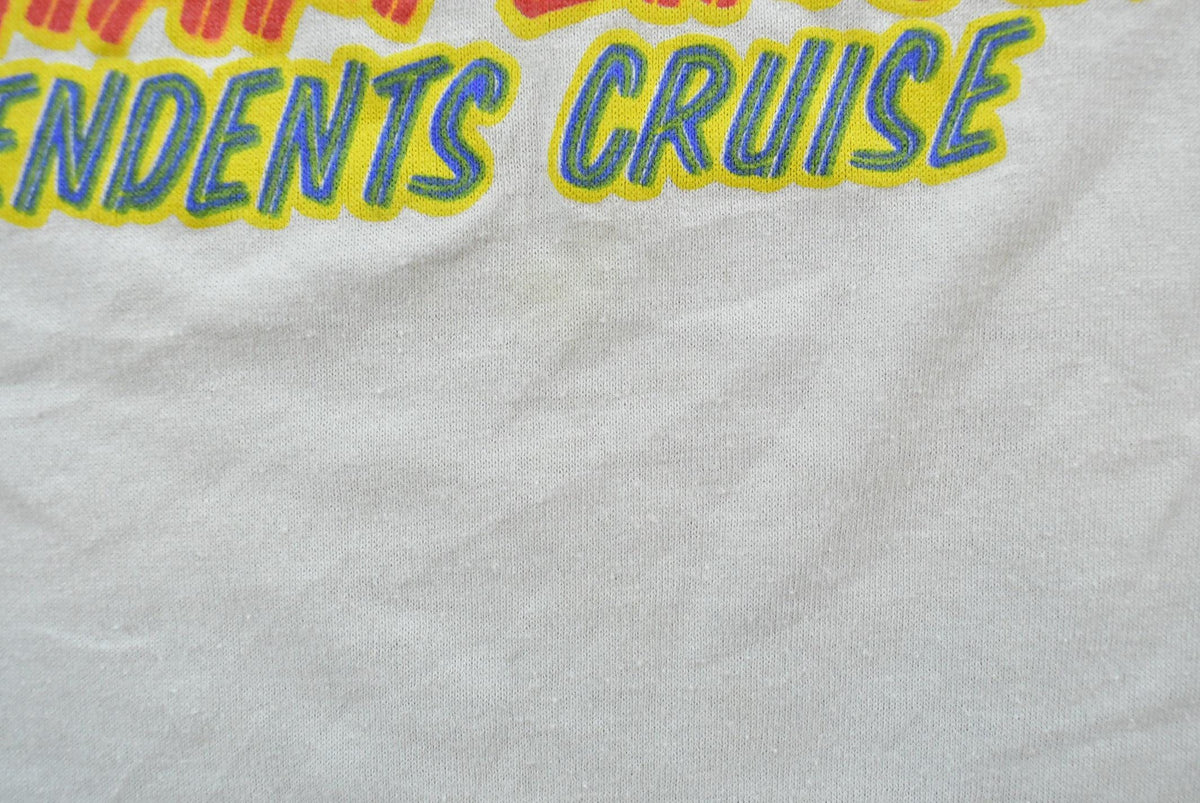 Vintage 1980s USS Abraham Lincoln CVN 72 American Flag Jets Military Souvenir T-Shirt Mens M from propervintagecanada