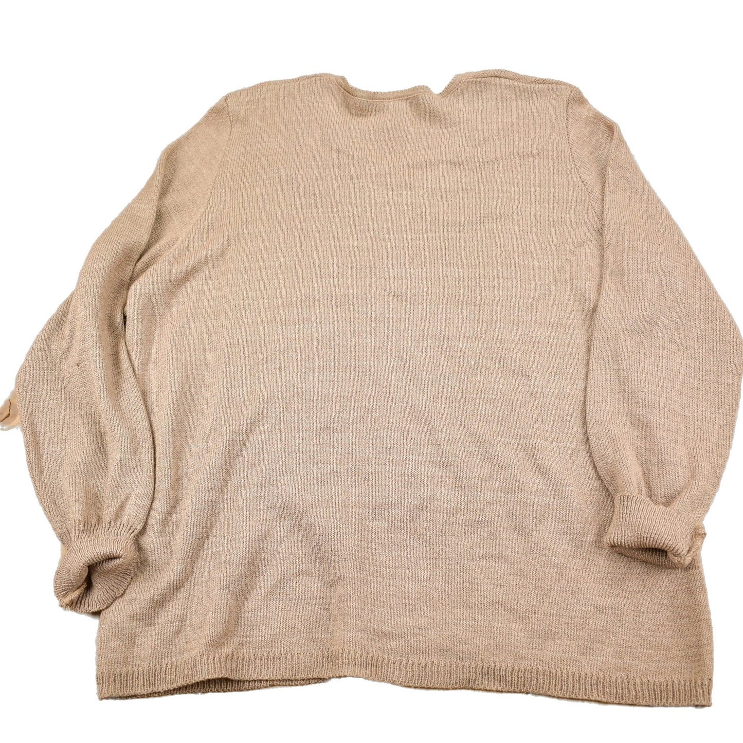 Vintage 1980s V-Neck Yarn Knit Sweater Men's XL from propervintagecanada