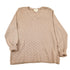 Vintage 1980s V-Neck Yarn Knit Sweater Men&