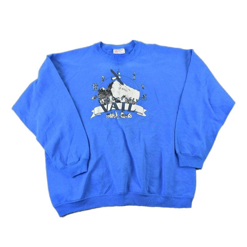 Vintage 1980s Vail University Collegiate Hawks Crewneck Men's XL from propervintagecanada