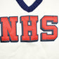 Vintage 1980s Varsity Sweater 'NHS' Knit V-Neck Sweater Men's Small from propervintagecanada