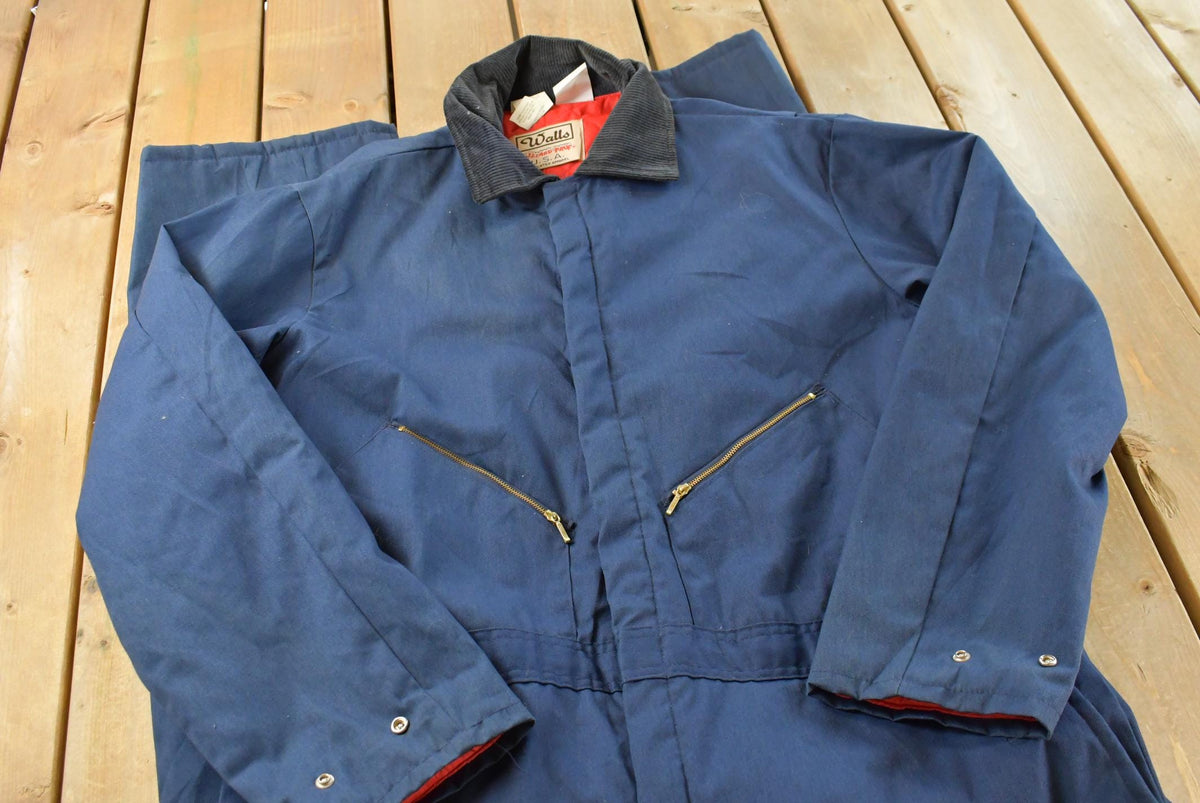 Vintage 1980s Walls Blizzard Pruf Insulated Coveralls Men's 2XL Tall from propervintagecanada