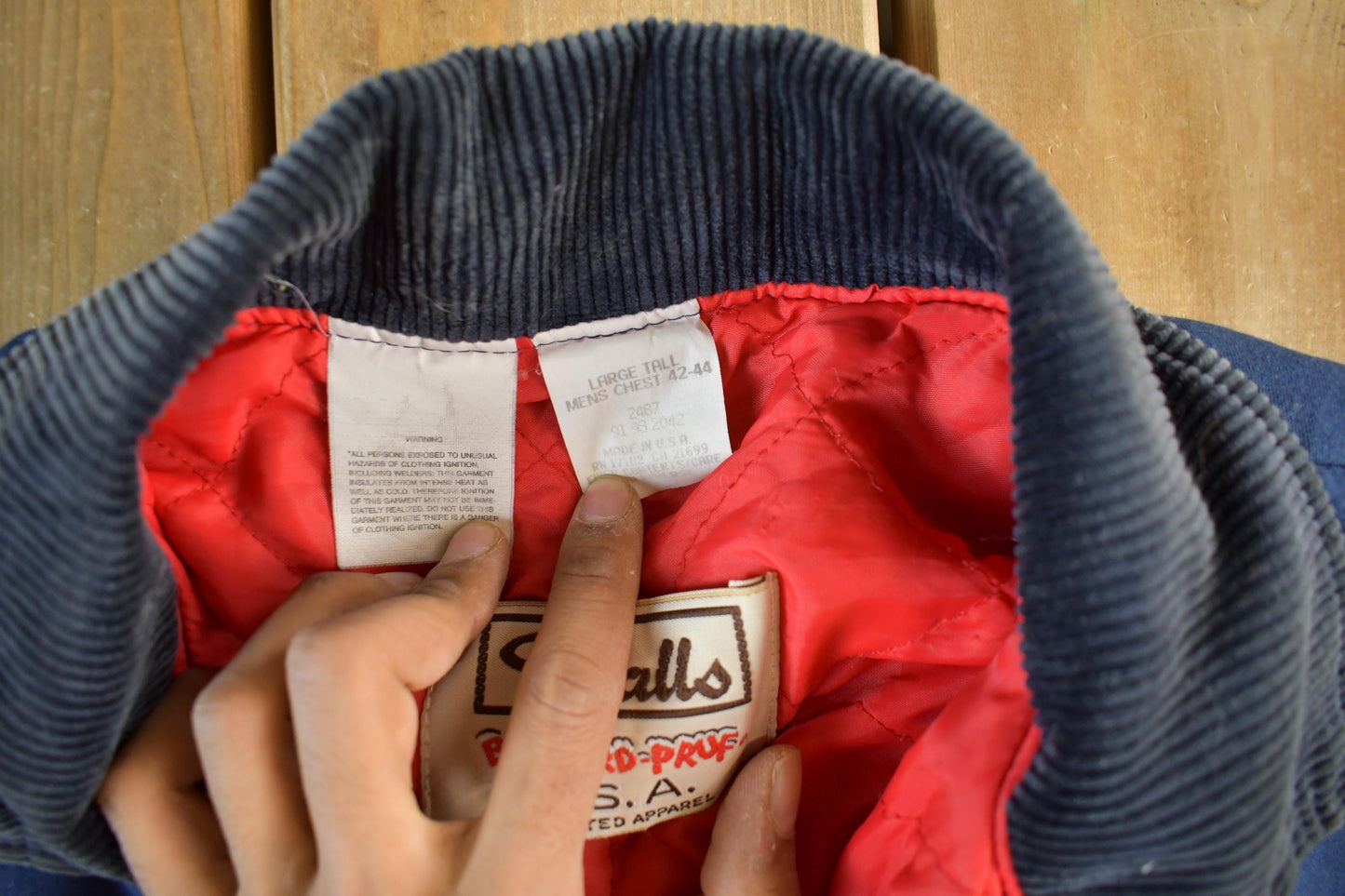 Vintage 1980s Walls Blizzard Pruf Insulated Jumpsuit Men's Large Tall from propervintagecanada