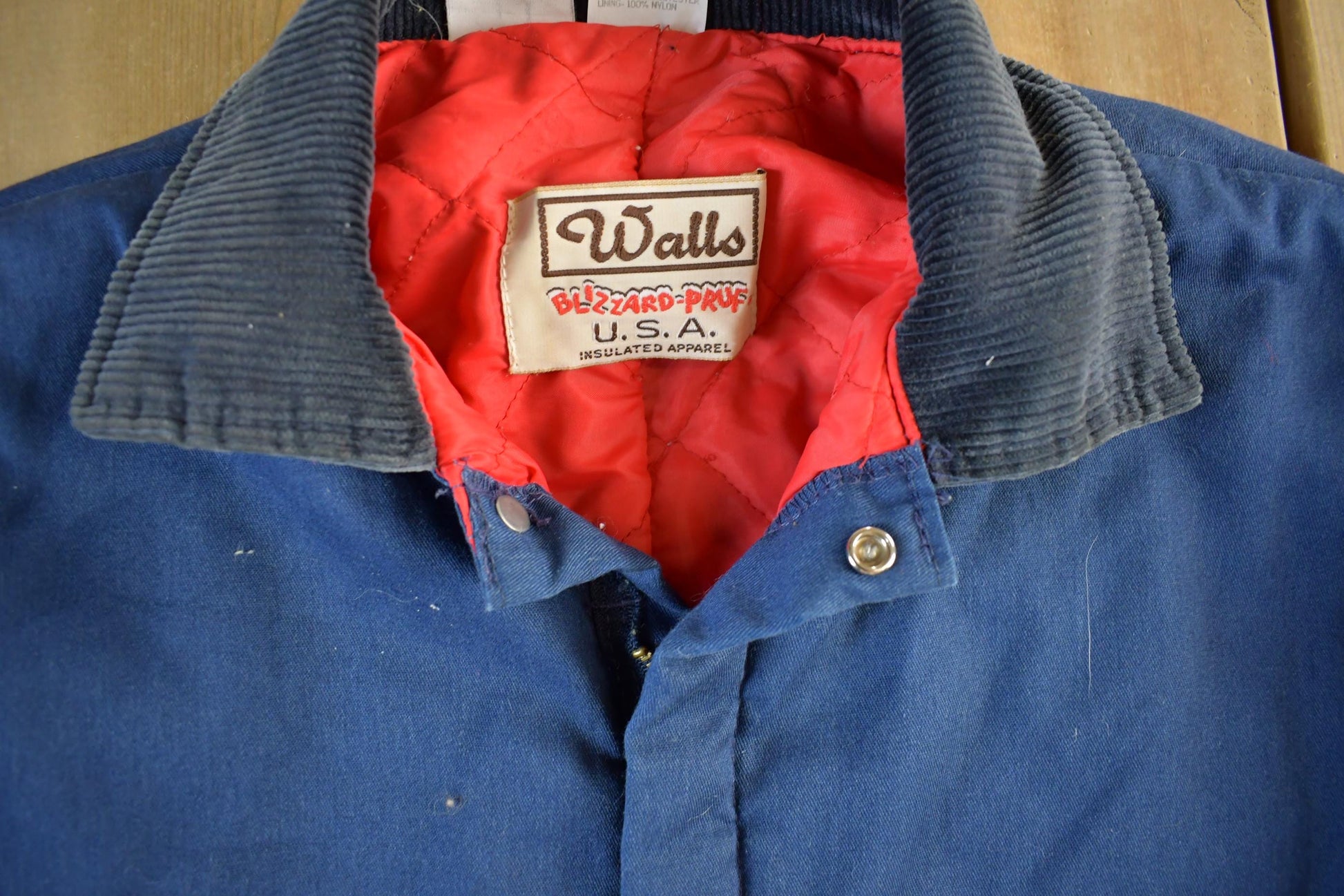 Vintage 1980s Walls Blizzard Pruf Insulated Jumpsuit Men's Large Tall from propervintagecanada