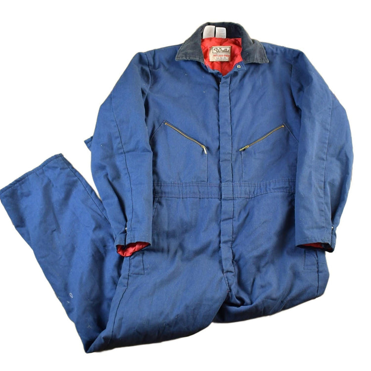 Vintage 1980s Walls Blizzard Pruf Insulated Jumpsuit Men's Large Tall from propervintagecanada