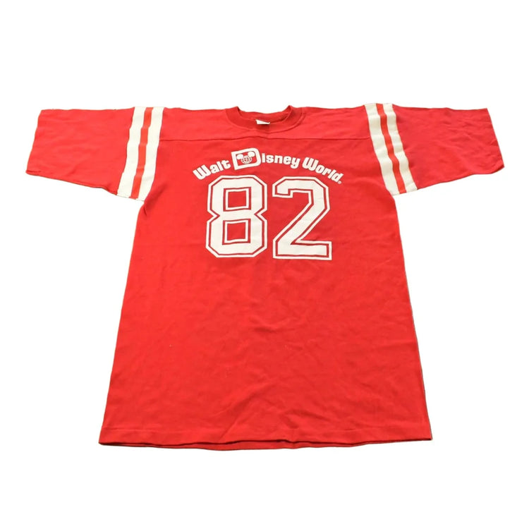 Vintage 1980s Walt Disney World Promo Football Jersey Men's M from propervintagecanada