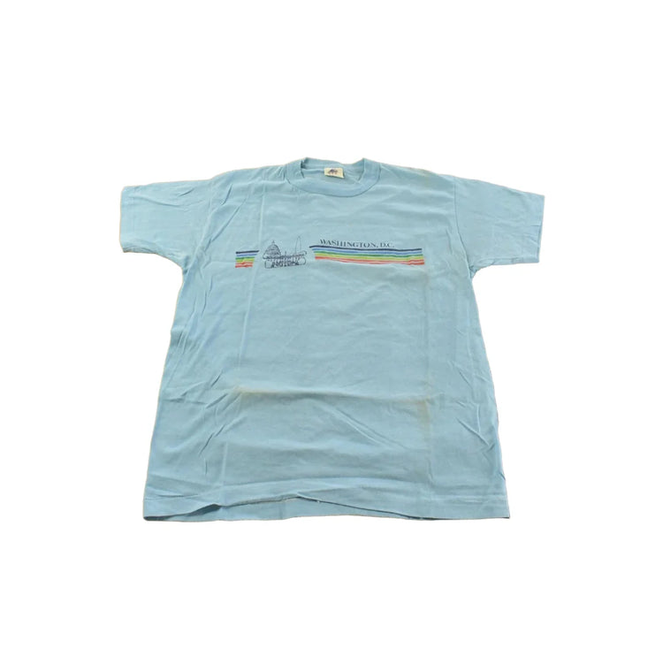 Vintage 1980s Washington DC Travel Souvenir Single Stitch Graphic Print T-Shirt Men's M from propervintagecanada