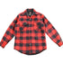 Vintage 1980s WC Buffalo Plaid Wool Button Up Shirt Men&