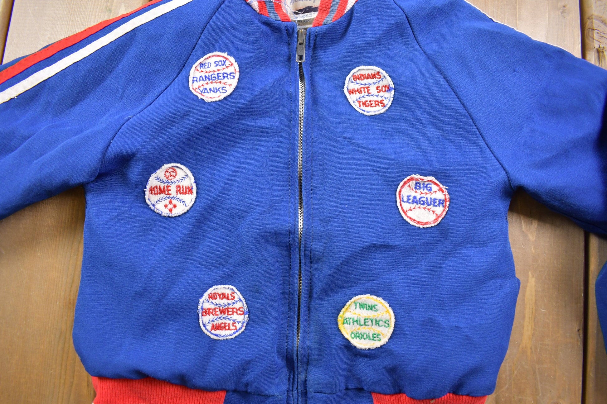 Vintage 1980s Weather Tamer MLB Team Jacket Youth Small from propervintagecanada