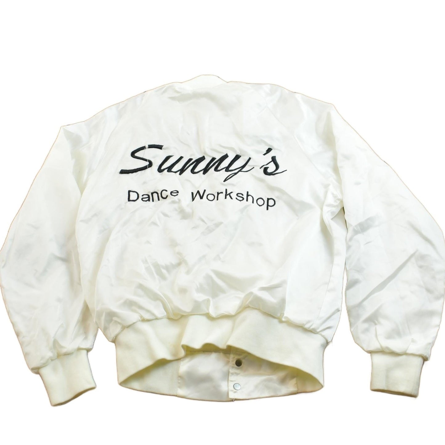 Vintage 1980s West Ark Satin Bomber Jacket Men's S from propervintagecanada