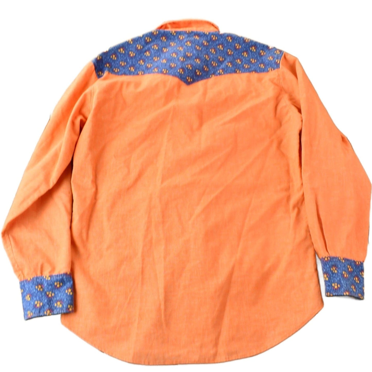 Vintage 1980s Western Style Embroidered Snap Button Up Shirt Men's Large from propervintagecanada