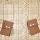 Vintage 1980s Western Style Plaid Button Up Shirt Men's Large from propervintagecanada