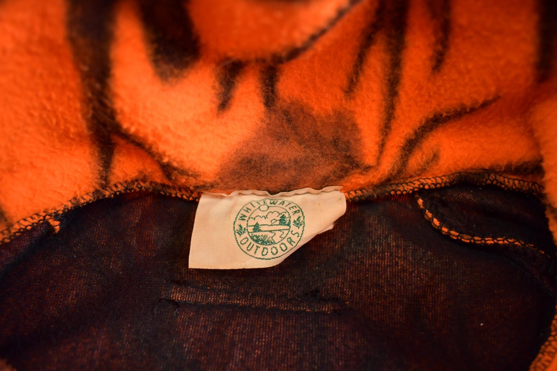 Vintage 1980s Whitewater Outdoors Hunting Fleece Button Up Sweater Men's XL from propervintagecanada