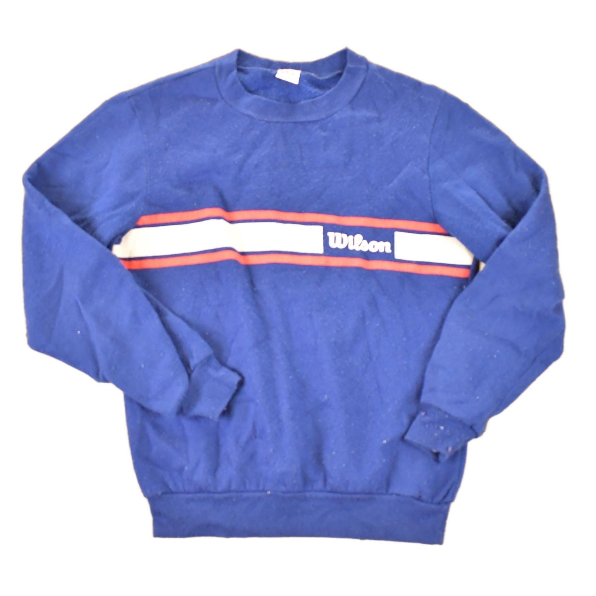 Vintage 1980s Wilson Crewneck Sweatshirt Youth L from propervintagecanada