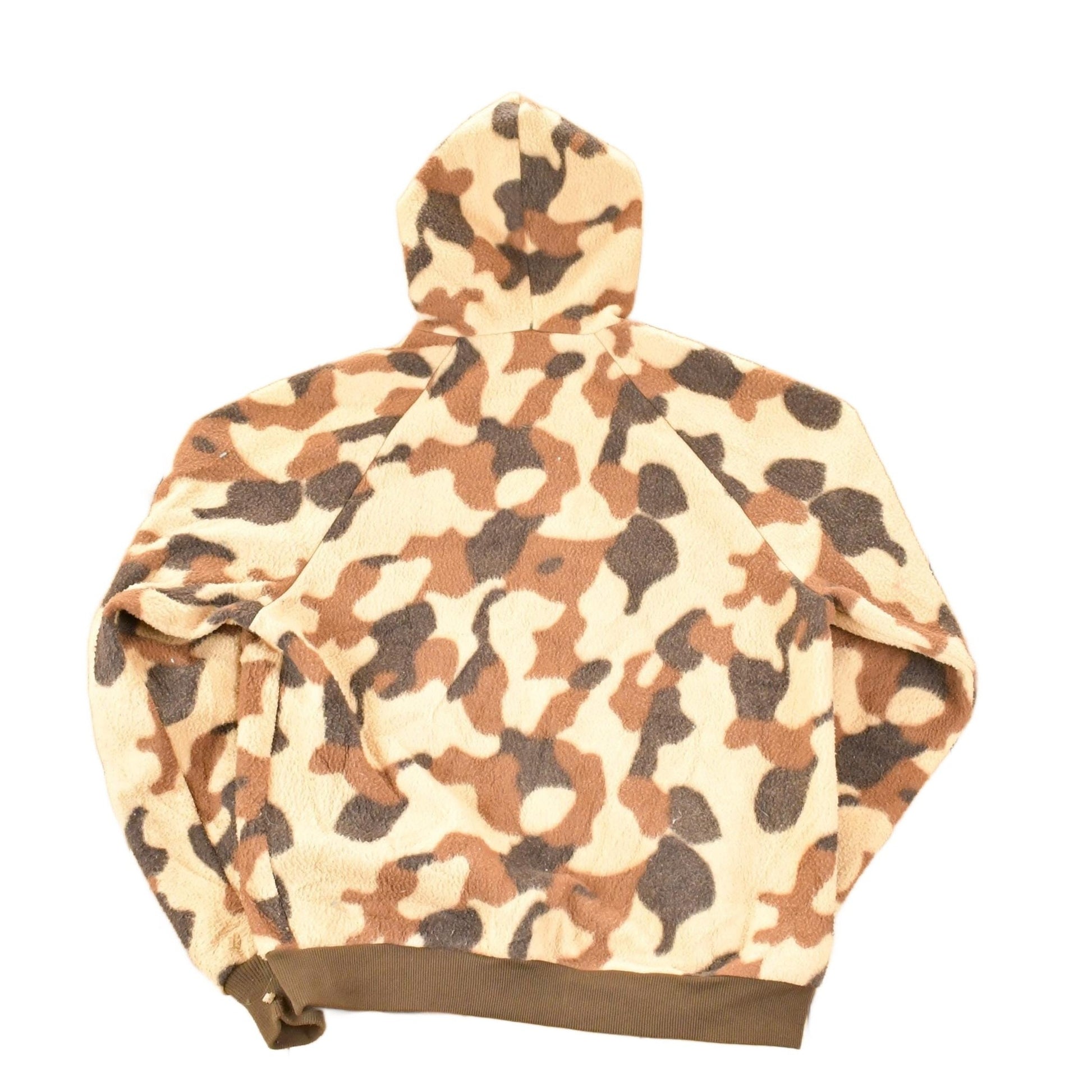 Vintage 1980s Wiman Camo Fleece Hoodie Sweatshirt Men's M from propervintagecanada