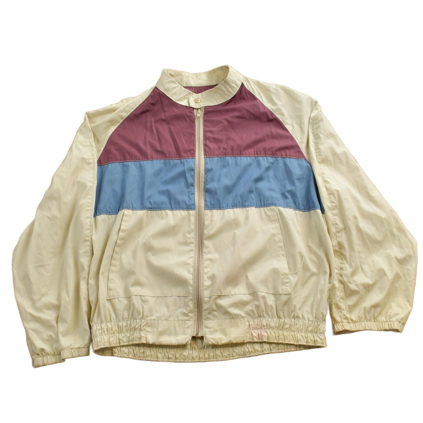 Vintage 1980s Windbreaker Zip Up Jacket Men's S from propervintagecanada