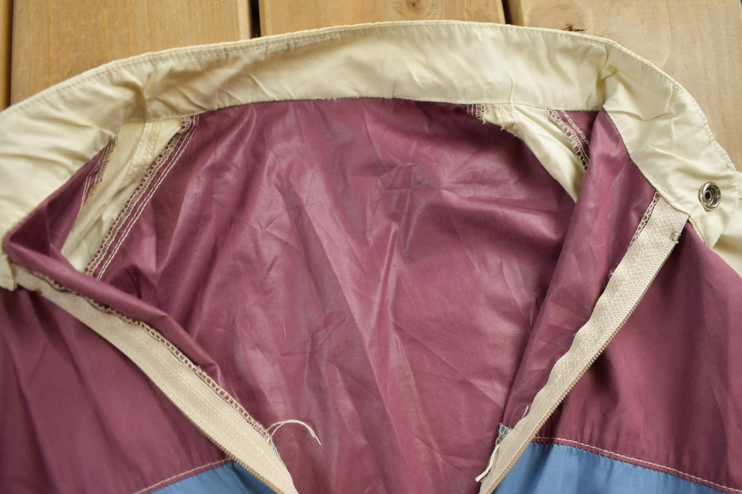 Vintage 1980s Windbreaker Zip Up Jacket Men's S from propervintagecanada