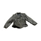 Vintage 1980s Womens Leather Braid Stud Biker Jacket from propervintagecanada