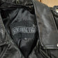 Vintage 1980s Womens Leather Braid Stud Biker Jacket from propervintagecanada